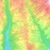 Topografisk kort Specula, højde, terræn