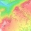 Topografisk kort Sturm Leger Alm, højde, terræn