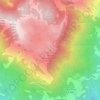 Topografisk kort Croce del Monte Novegno;Monte Novegno, højde, terræn