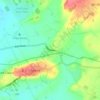 Topografisk kort Sells Green, højde, terræn