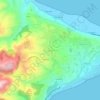Topografisk kort Faro Superiore, højde, terræn