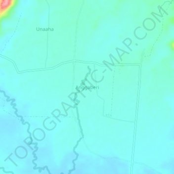 Topografisk kort Anggaberi, højde, terræn