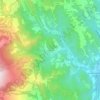Topografisk kort Paterno, højde, terræn