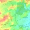 Topografisk kort Pamber Green, højde, terræn