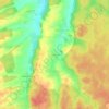 Topografisk kort Friesenhofen, højde, terræn