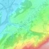 Topografisk kort Lobsigen, højde, terræn