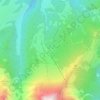 Topografisk kort Prati di Tivo, højde, terræn