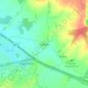 Topografisk kort Salford, højde, terræn