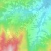 Topografisk kort Folta, højde, terræn