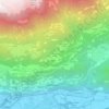 Topografisk kort Roncaglia di Sotto, højde, terræn
