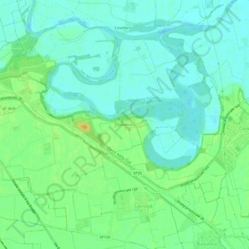 Topografisk kort Soltarico, højde, terræn