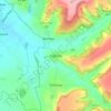 Topografisk kort Alderley, højde, terræn