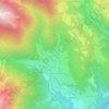 Topografisk kort Lanza, højde, terræn
