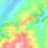 Topografisk kort Faviano Superiore, højde, terræn