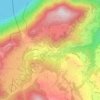 Topografisk kort Scaria, højde, terræn