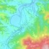Topografisk kort Rocchetta Cairo, højde, terræn