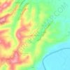 Topografisk kort Fiondi di Bassignana, højde, terræn