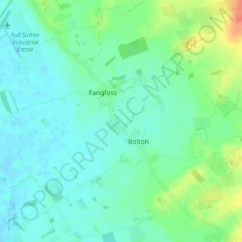 Topografisk kort Spittal, højde, terræn