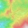 Topografisk kort Passo del Bocco, højde, terræn