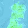 Topografisk kort Stoke, højde, terræn