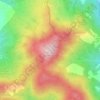 Topografisk kort Monte Castelsavino, højde, terræn