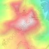 Topografisk kort Corno Grande - Vetta Occidentale, højde, terræn