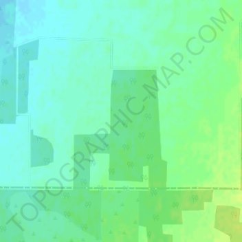 Topografisk kort Pozo de la Pampa, højde, terræn