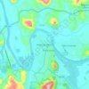 Topografisk kort União da Vitória, højde, terræn