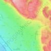 Topografisk kort Probstried, højde, terræn