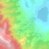 Topografisk kort Massa Sabbioni, højde, terræn