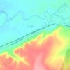 Topografisk kort Ургал, højde, terræn