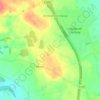Topografisk kort Marton le Moor, højde, terræn