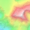 Topografisk kort Combin de Valsorey, højde, terræn