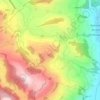 Topografisk kort Muttlenboden, højde, terræn