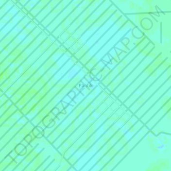 Topografisk kort Pantik, højde, terræn