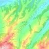Topografisk kort Castione, højde, terræn