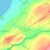 Topografisk kort Allerby, højde, terræn