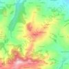 Topografisk kort Montecanino, højde, terræn