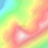 Topografisk kort Qajarsuup Qaqqaa, højde, terræn