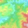 Topografisk kort Campu Omu, højde, terræn