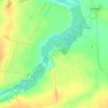 Topografisk kort Nizhniy Klin, højde, terræn