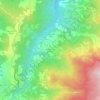 Topografisk kort Fugazzolo di Sopra, højde, terræn