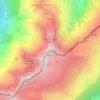 Topografisk kort Mädelegabel, højde, terræn