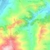 Topografisk kort Faviano Inferiore, højde, terræn