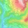 Topografisk kort Spignana, højde, terræn