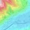 Topografisk kort Pléod, højde, terræn