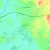 Topografisk kort Full Sutton, højde, terræn