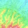 Topografisk kort Montericco, højde, terræn