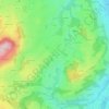 Topografisk kort Ermengerst, højde, terræn