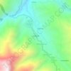 Topografisk kort Caraguata, højde, terræn
